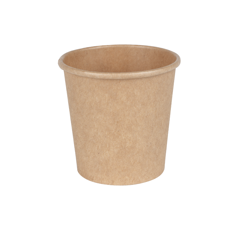 5oz műanyag-mentes bevont Kraft papír csésze